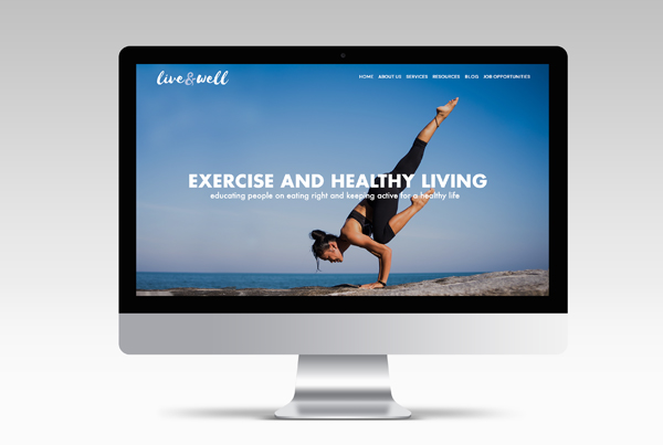 Live & Well Website Design